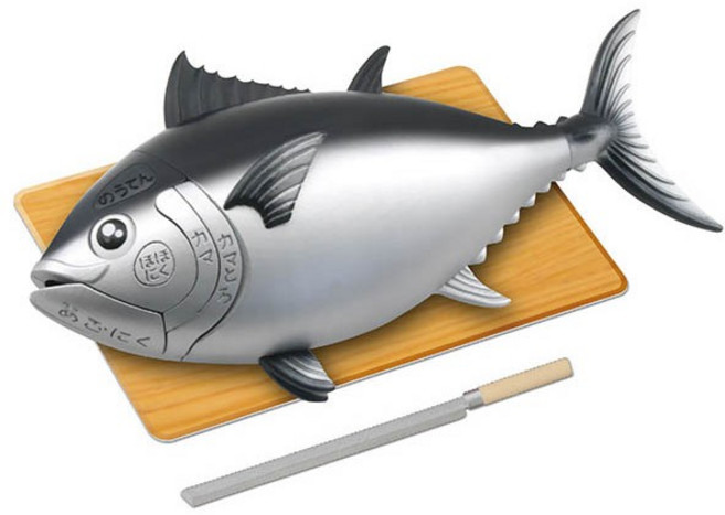 MegaHouse 百萬屋 買一整條魚!金槍魚趣味拼圖, 多色, 1盒, 33