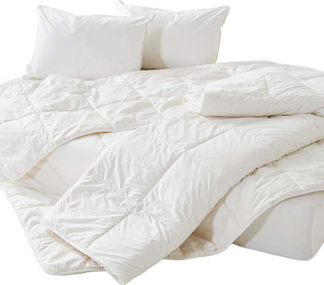 La Pomme Towallrun 40支紗羊毛飯店款棉被, 四季白