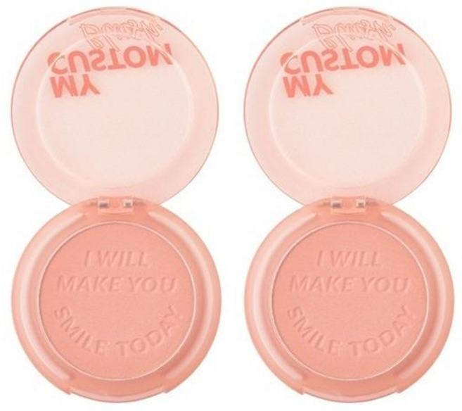 i'm meme 單色腮紅 6g, 01 櫻花烤奶, 2個