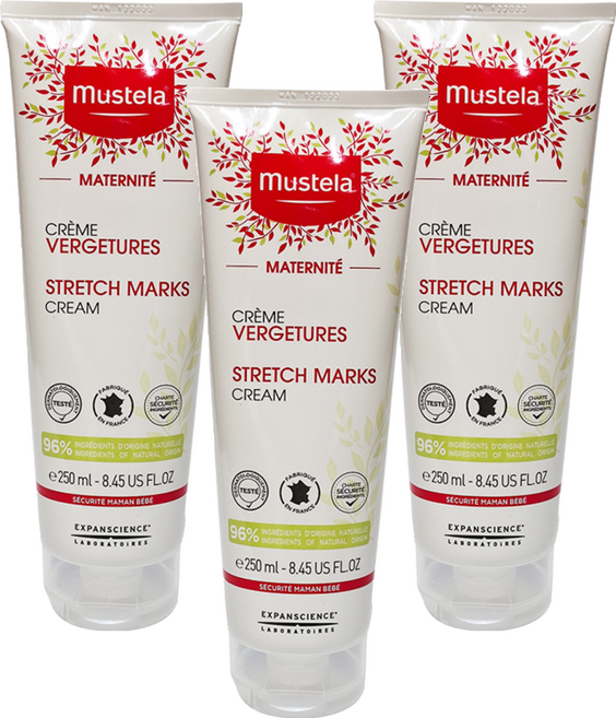 mustela 慕之恬廊 慕之孕孕膚霜 有香, 250ml, 3件