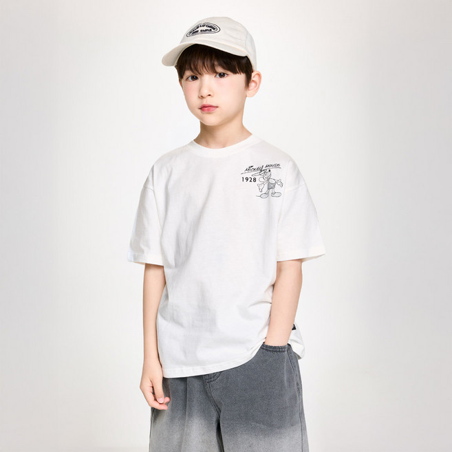 젤리스튜디오 디즈니 미키 마우스 하우투드로우반팔 티셔츠