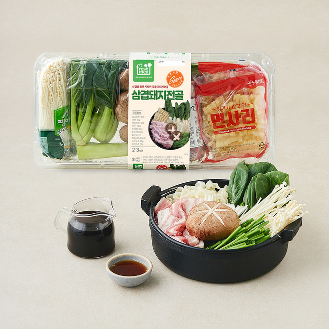 프레시밀 삼겹돼지전골, 1.12kg, 1개