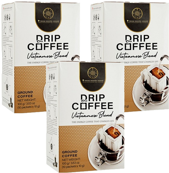 쭝웬레전드 드립커피 베트남이즈 블렌드, 10g, 10개입, 3개