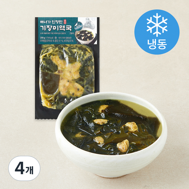 윙잇 Dining 부산 기장 미역국 (냉동), 200g, 4개