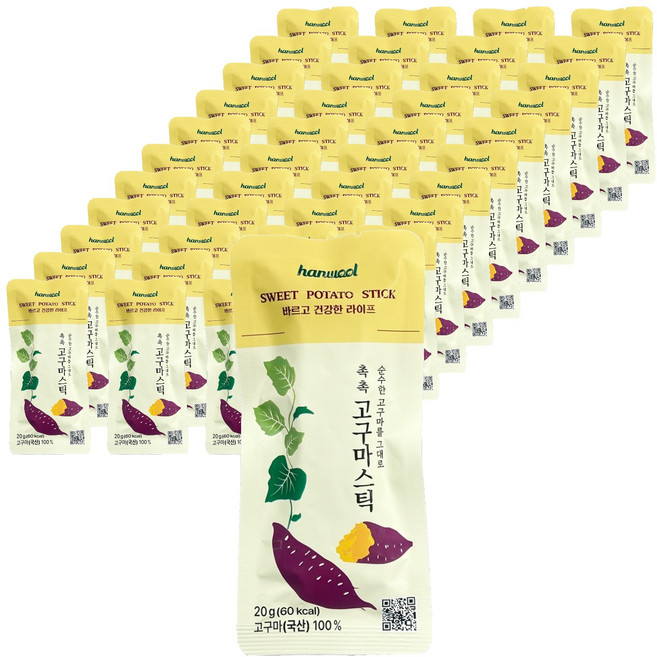 한울 촉촉 고구마 스틱, 45개