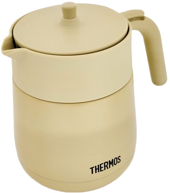 THERMOS 膳魔師 不鏽鋼保溫壺, 米色, 700ml, 1個