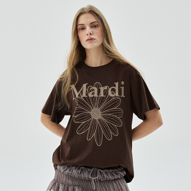 Mardi Mercredi 女款花卉棉質T恤