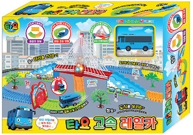 피노키오 타요 고속 레일카 작동완구, 혼합색상, 1개