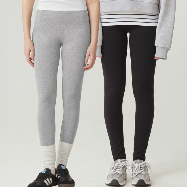 ELLE PARIS 베이직 레깅스 - 2pcs 팩