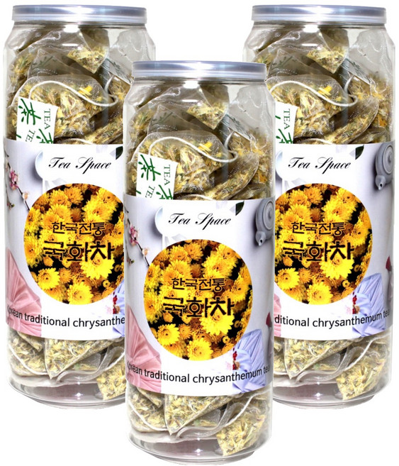 한국전통 국화차 티백, 1.3g, 20개입, 3개