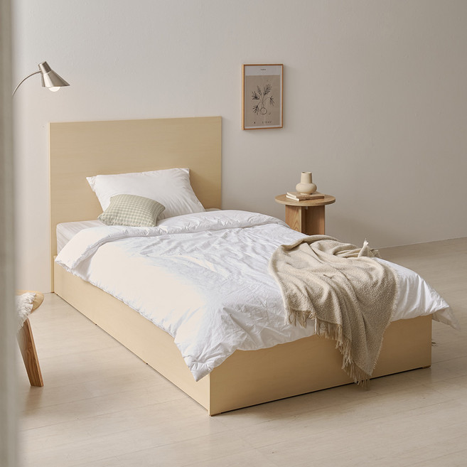 웰퍼니쳐 베이든 헤드형 침대 프레임 단품 방문설치, 우드