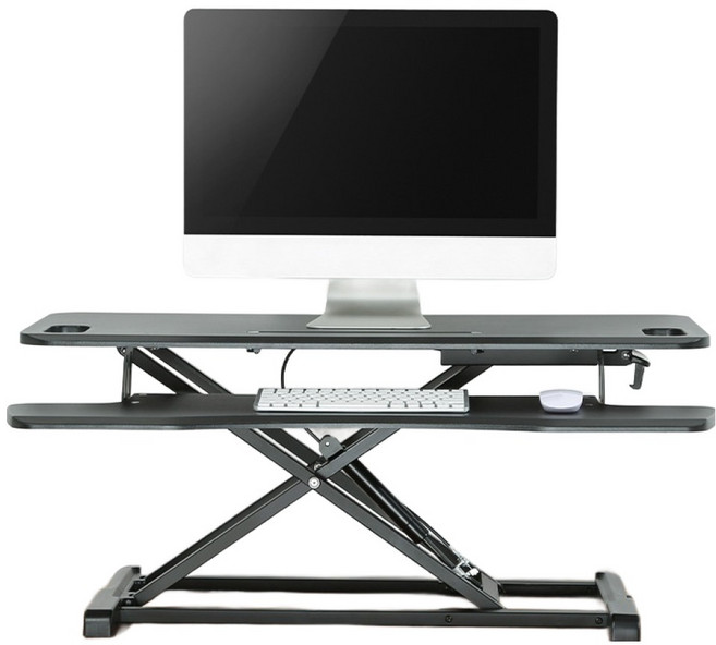 루나랩 높이조절 스탠딩 모션 데스크 컴퓨터 책상 테이블 수동형 A TYPE, 1개