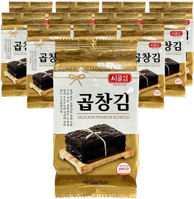 시골 곱창김, 12개, 5g