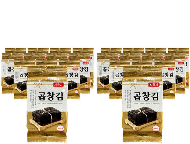 시골 곱창김, 24개, 5g