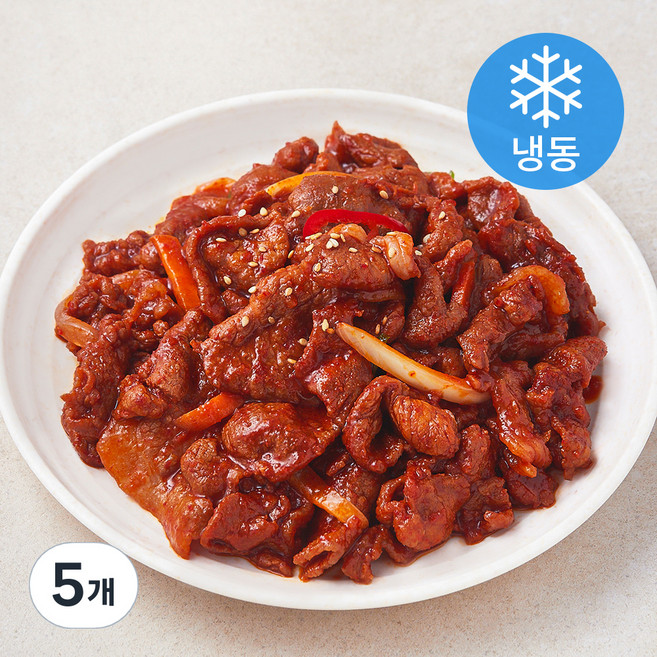 갈비아저씨 제육볶음 608 (냉동), 300g, 5개
