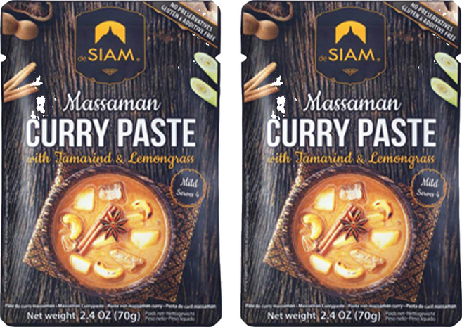 SIAM 暹羅瑪斯曼咖哩膏, 70g, 2包