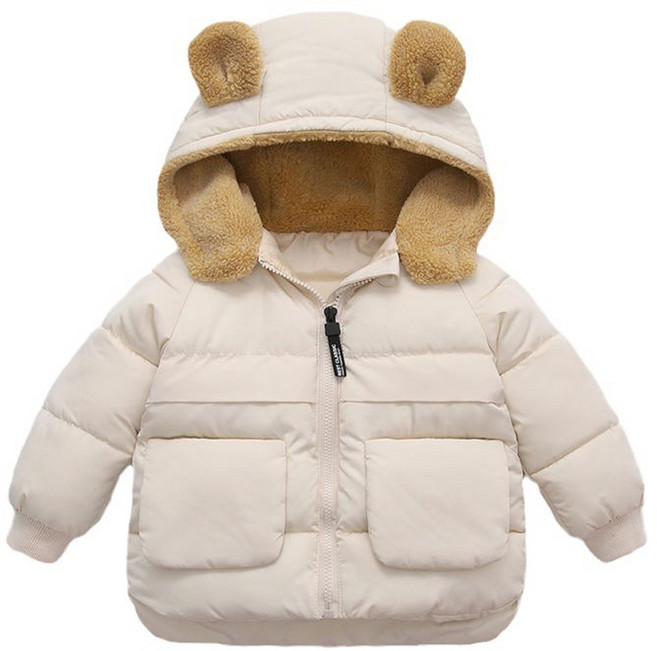 兒童款 羽絨棉小熊外套