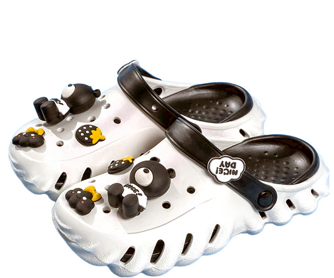 輕便兩穿厚底洞洞鞋 EVA材質