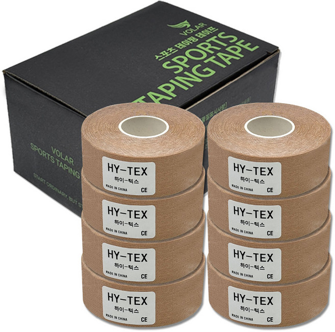 VOLAR 하이텍스 스포츠 테이핑 테이프 스킨, 8개