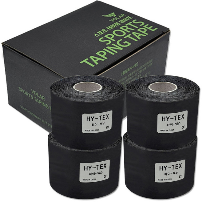 VOLAR 하이텍스 스포츠 테이핑 테이프, 4개