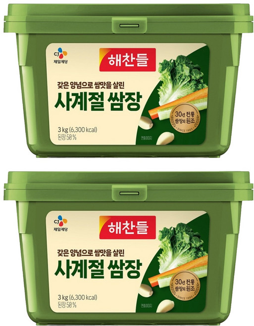 사계절 쌈장, 3kg, 2개