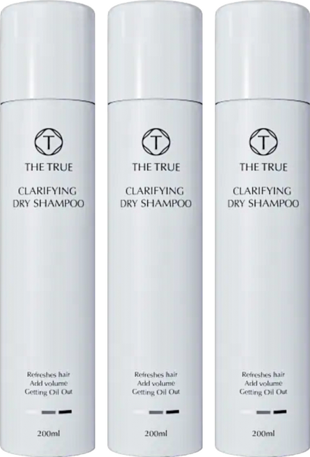THE TRUE 本真 空氣感乾洗髮, 3瓶, 200ml