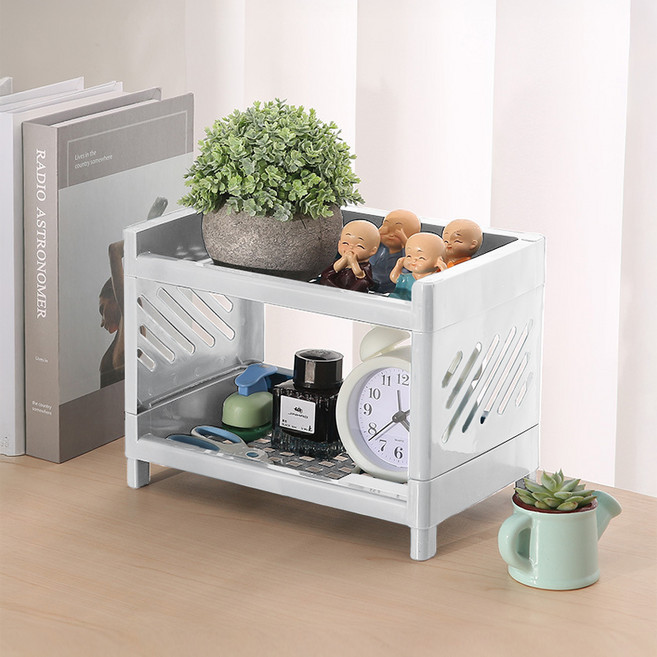 엠에프스토어 멀티 다용도 미니 선반, 화이트, 1개