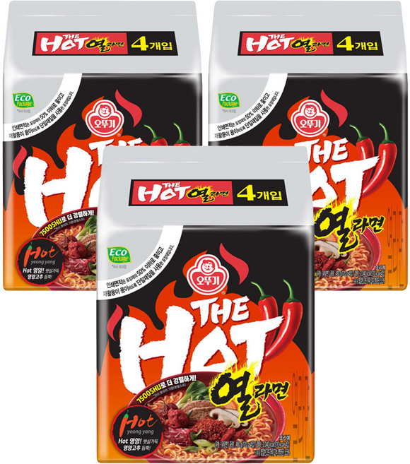 OTOKI 不倒翁 The Hot辛辣拉麵 辣味升級版 120g, 12包