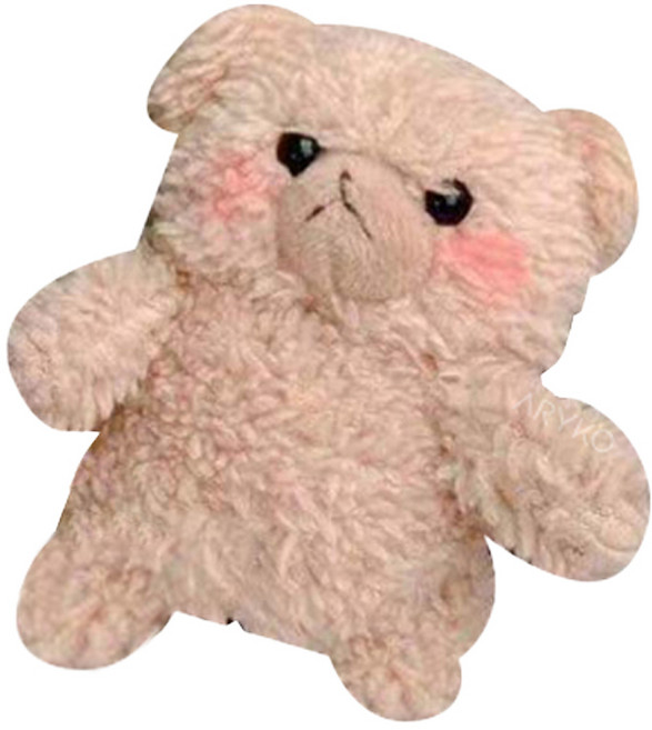 아리코 발그레 뜨개 곰돌이 에어팟 케이스, 브라운