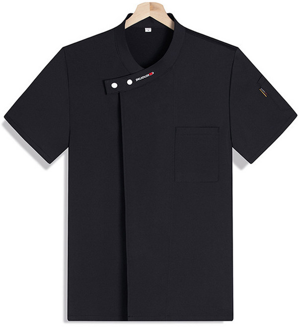 UNHEVE 男女通用餐飲短袖廚師工作服