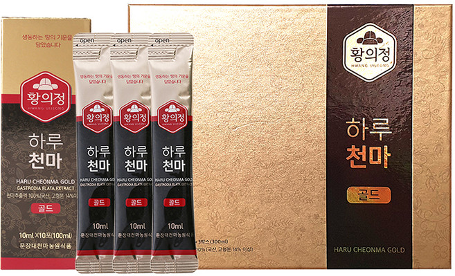 황의정 하루천마 골드 천마진액 스틱, 30개, 10ml
