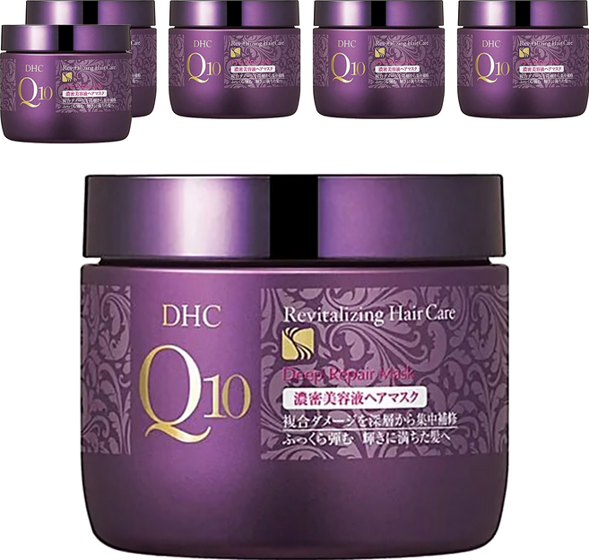 DHC 台灣公司貨 Q10深層修護髮膜, 180g, 6罐