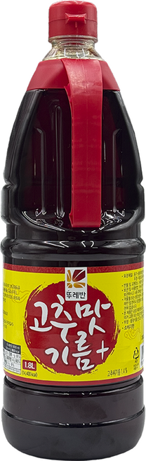 뚜레반 고추맛기름+, 1개, 1.8L