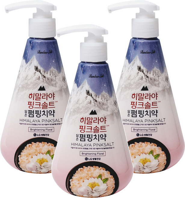 BAMBOO SALT 竹鹽 LG 生活健康 喜馬拉雅粉晶鹽雪白牙膏 天山雪蓮