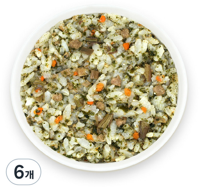 짱죽 유아용 실온 이유식 완료기 아기밥, 한우소고기현미밥, 160g, 6개