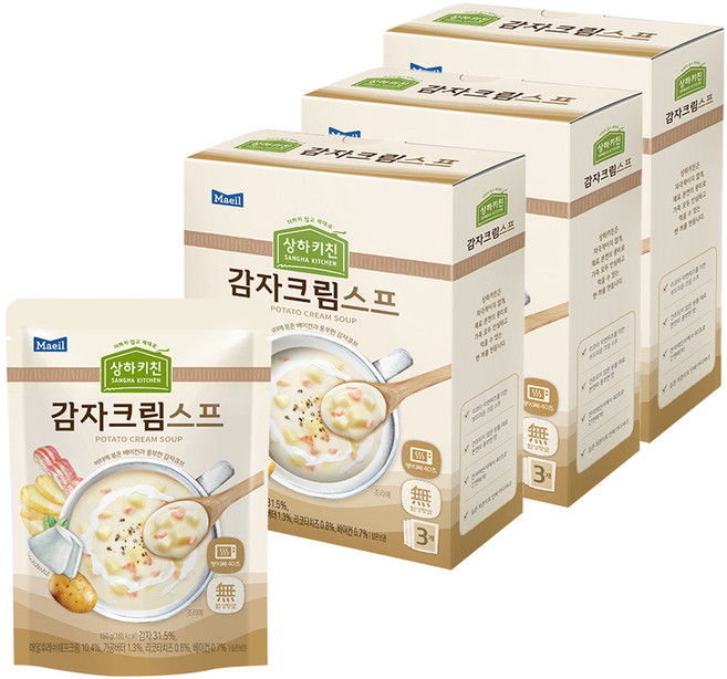 상하키친 감자크림스프, 150g, 9개