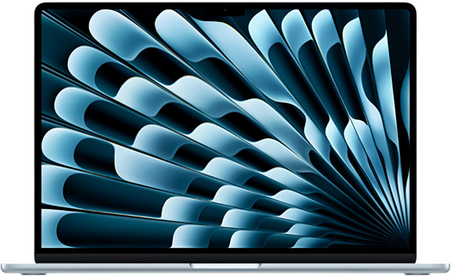 Apple 2025 Macbook Air 15.3 M4 原廠保固, MC7C4TA/A, 天藍色, 512GB, 16GB, MAC OS