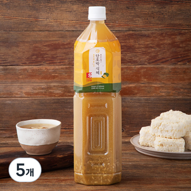 친정 단호박식혜, 1.5L, 5개