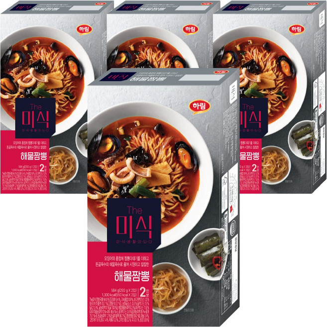 더미식 해물짬뽕 584g, 4개