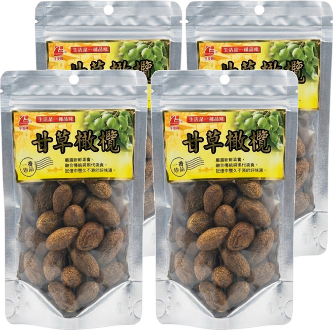 李家興 甘草橄欖, 150g, 4包