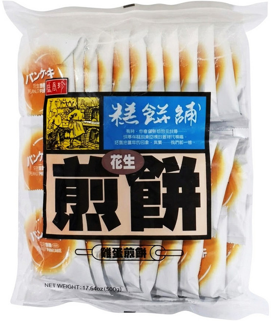 盛香珍 花生煎餅, 500g, 1袋