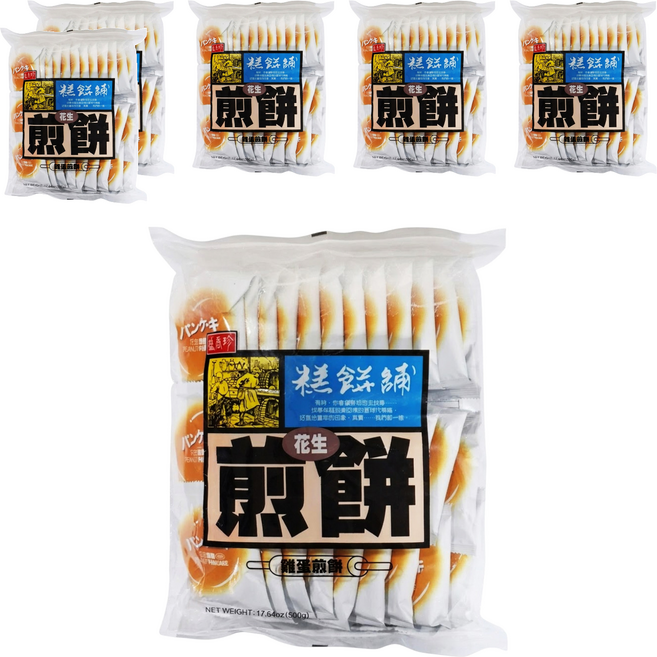 盛香珍 花生煎餅, 500g, 6袋