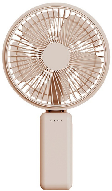 홈플래닛 접이식 빅팬 휴대용 손 선풍기, 베이지, F61