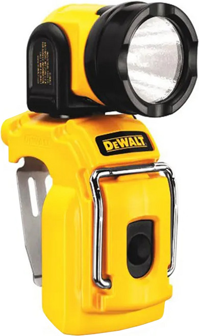 DEWALT 得偉 10.8V鋰電超強光工作燈 不含電池 370g, 黃色 + 黑色, 1個
