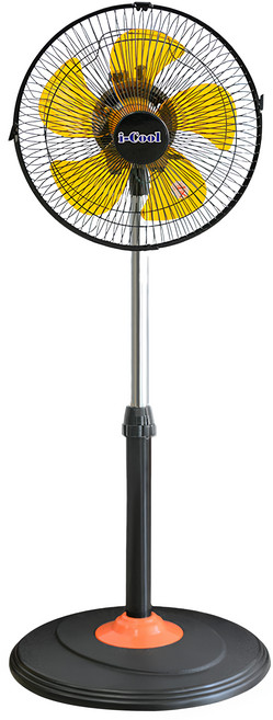 I-Cool 360度廣角高度可調立扇 台灣製 12吋(85 x 35 x 32cm) 2.2kg 原廠保固, MY-1288R