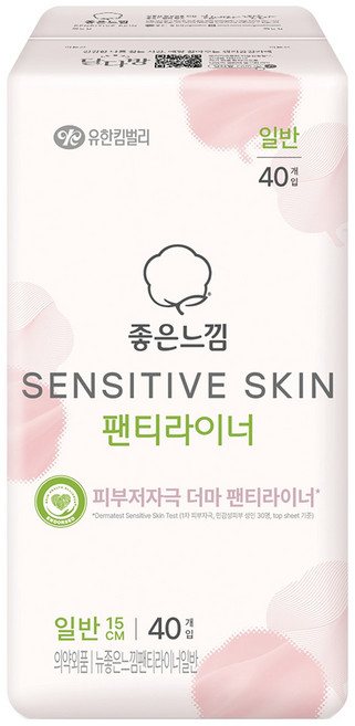 좋은느낌 센서티브스킨 팬티라이너, 일반, 40개입, 1개