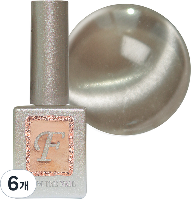 FROM THE NAIL 閃亮凝膠指甲油, FG222, 10g, 6瓶
