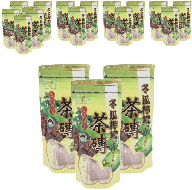 上青 黑糖塊 冬瓜檸檬茶磚 a254, 200g, 1包, 6包