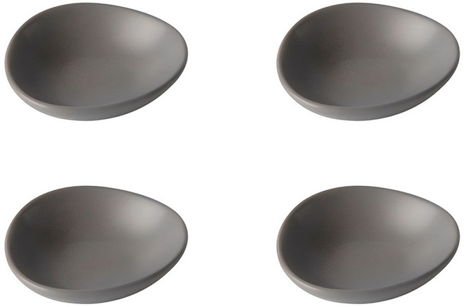 에라토 조약돌 찬기 9cm, 그레이, 4개