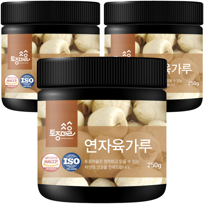 토종마을 연자육가루, 3개, 250g